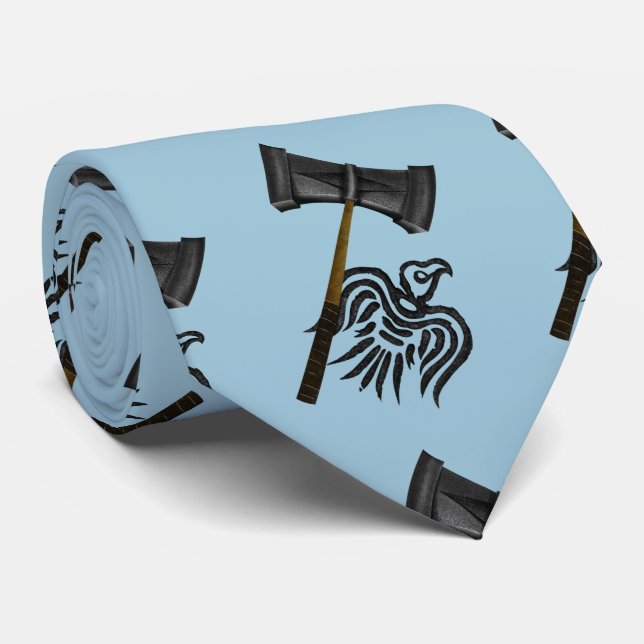 Viking War Hammer Neck Tie (Rolled)