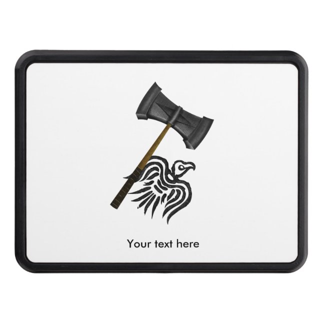 Viking War Hammer Thor Hitch Cover (Front)