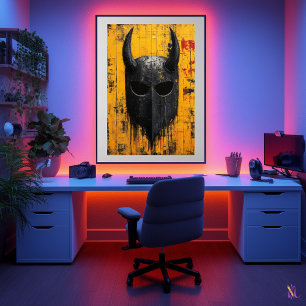 Viking War Helm – Nordic Warrior Legacy Poster