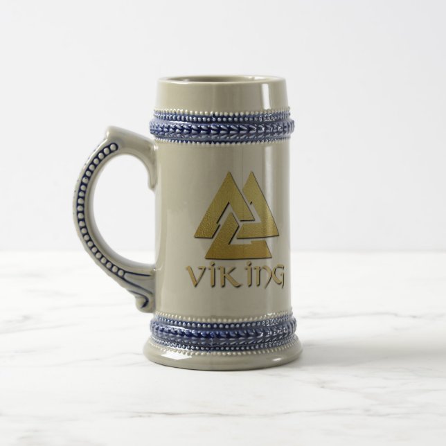 Viking Warrior Beer Stein (Left)