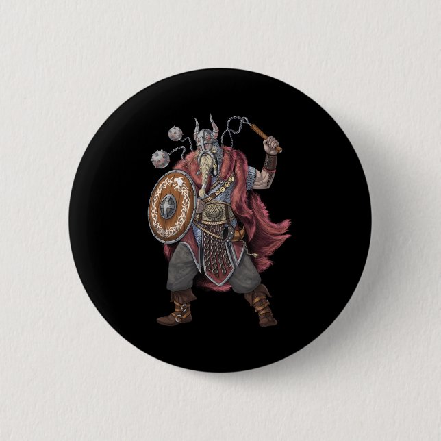 Viking Warrior Button (Front)