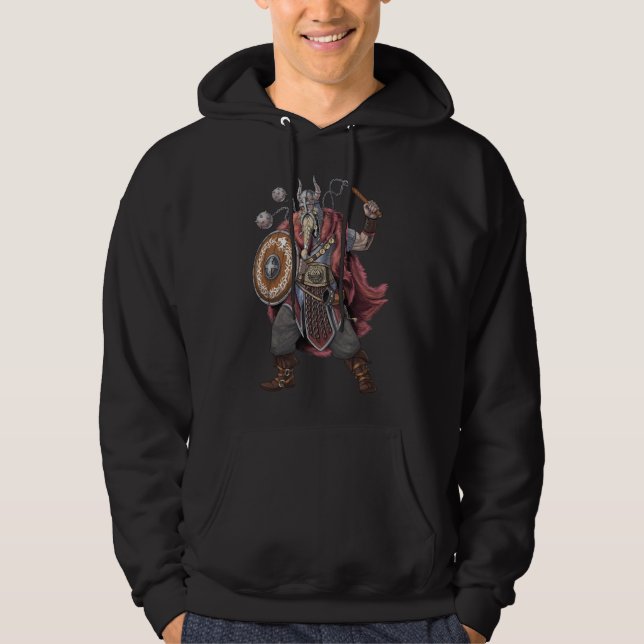 Viking Warrior Hoodie (Front)