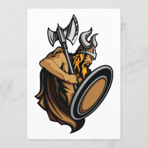 Viking Warrior Invitation