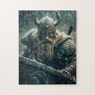 Viking Warrior Jigsaw Puzzle