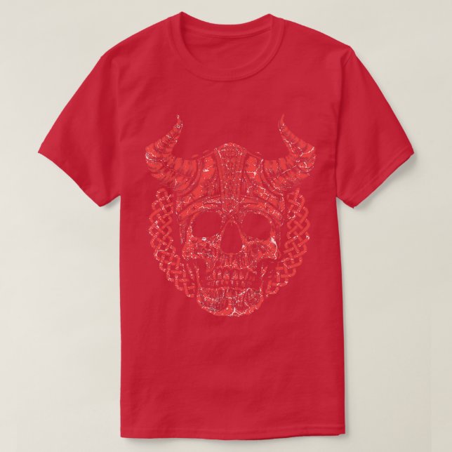 Viking warrior skull 2 T-Shirt (Design Front)