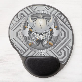 Viking Warrior Skull Gel Mouse Pad