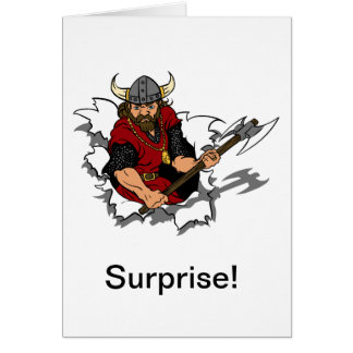 Viking Warrior Surprise Cards