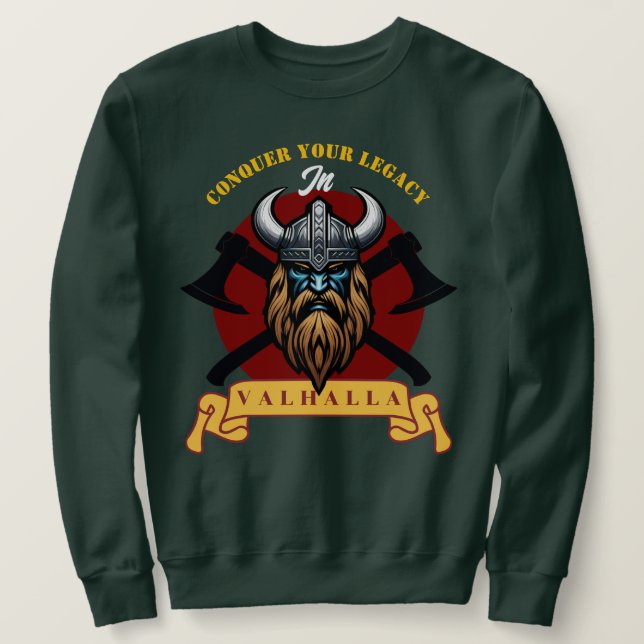 Viking Warrior Sweatshirt (Design Front)