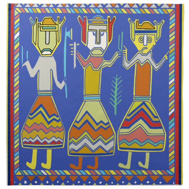 Viking Warriors Napkin (Front)