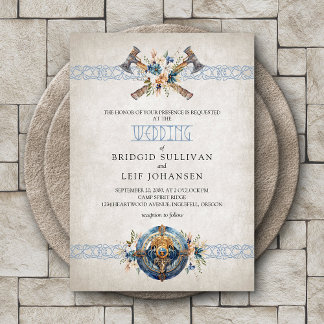 Viking Wedding Invitation