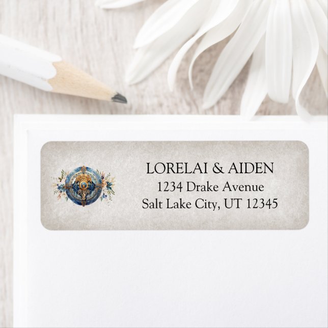 Viking Wedding Label (Insitu)