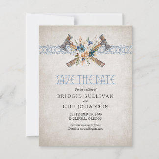 Viking Wedding Save The Date