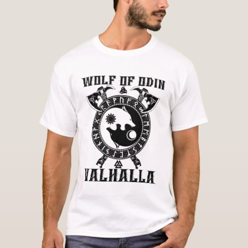 Viking Wof Of Odin Valhalla T_Shirt