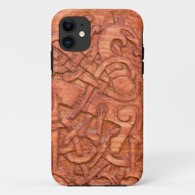 Viking wood carving Case-Mate iPhone case (Back)