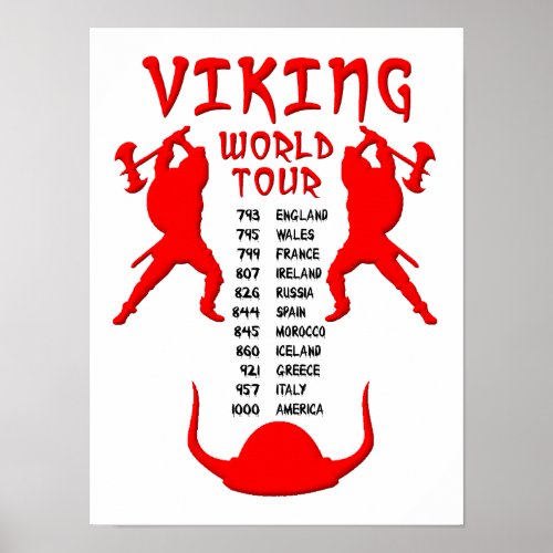 Viking World Tour Poster