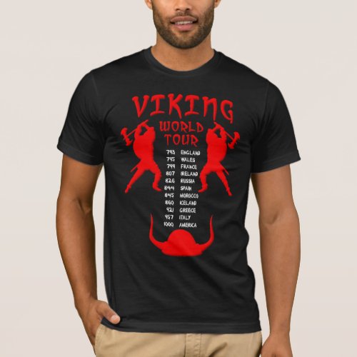 Viking World Tour Shirt Front