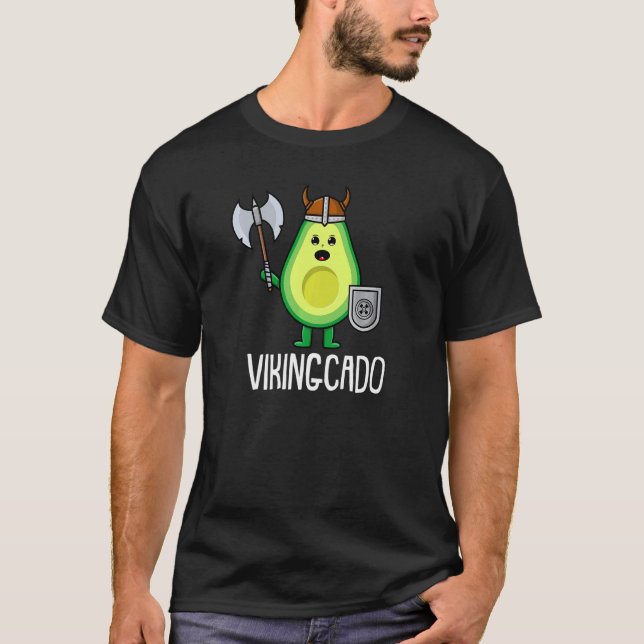 Vikingcado  Norsemen Viking Nordic Warrior Valhall T-Shirt (Front)