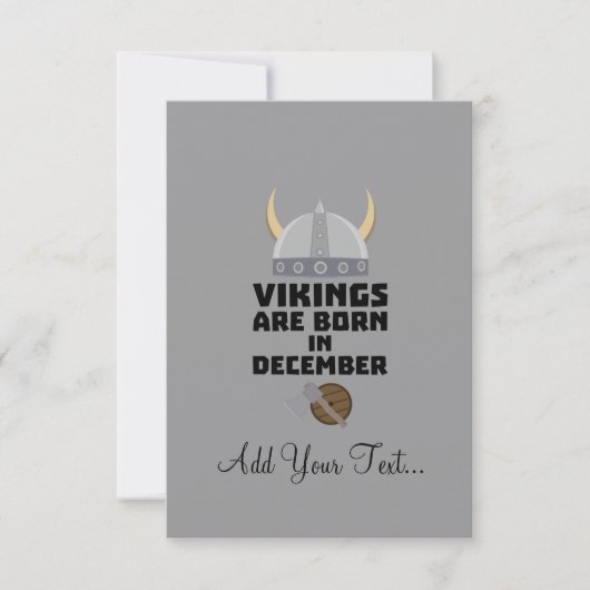 Vikings are born in December Zzun4 (Front)