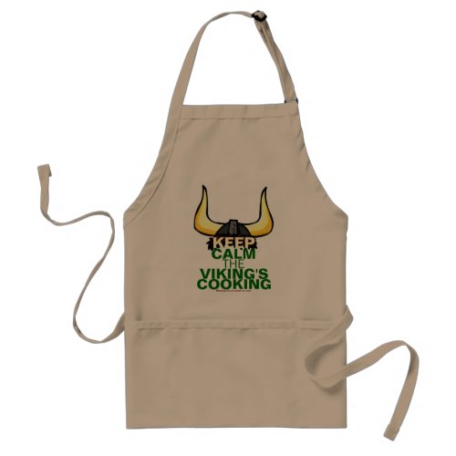 Vikings cooking adult apron