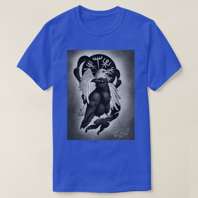 vikings crows T-Shirt (Design Front)