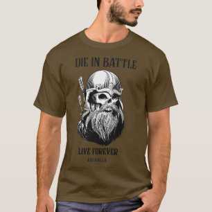 Vikings Design Vintage Valhalla Warrior T-Shirt