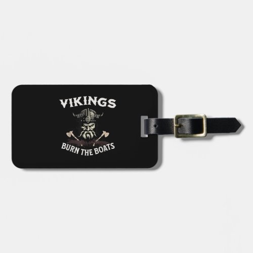 Vikings High School College Sports Motivation Luggage Tag