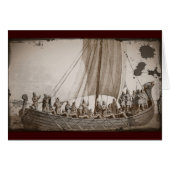 Vikings in a Longboat (Front Horizontal)