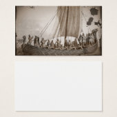 Vikings in a Longboat (Front & Back)