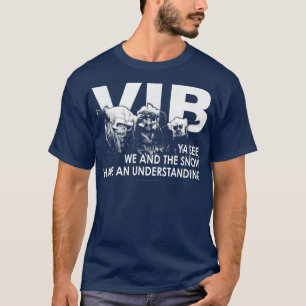 Vikings In BlackWe and the Snow T-Shirt