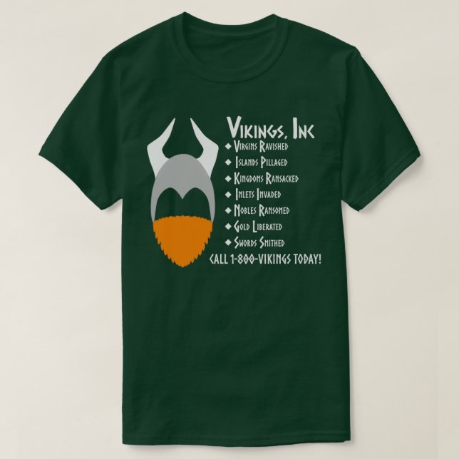 Vikings Inc T-Shirt (Design Front)