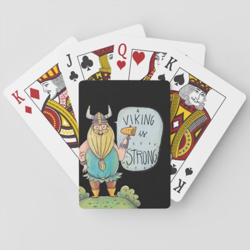 vikings mythology poker cards