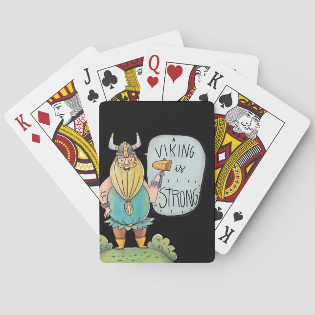 vikings mythology poker cards (Back)