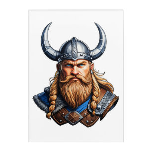 Vikings Nordic Man Acrylic Print