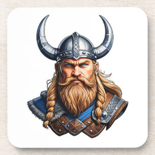 Vikings Nordic Man Beverage Coaster