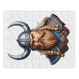 Vikings Nordic Man Jigsaw Puzzle