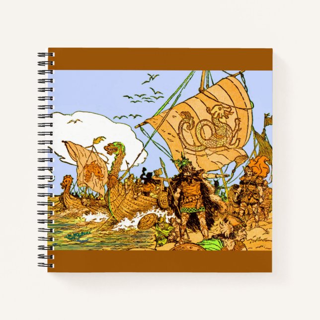 Vikings print notebook (Front)