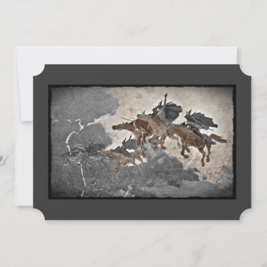 Vikings Riding Through Storm (Front)