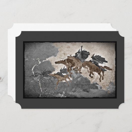 Vikings Riding Through Storm (Front/Back)