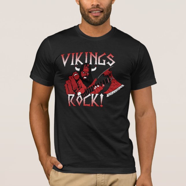 Vikings Rock! Shirt (Front)