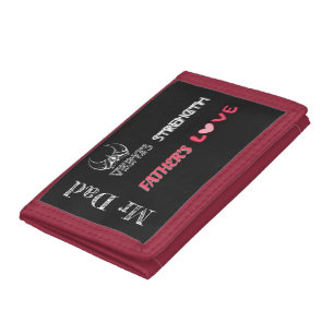 Vikings strength, Fathers love Tri-fold Wallet