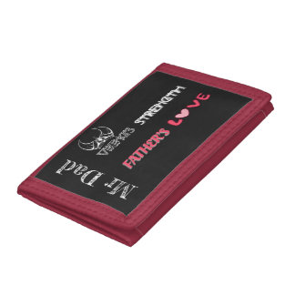 Vikings strength, Fathers love Tri-fold Wallet
