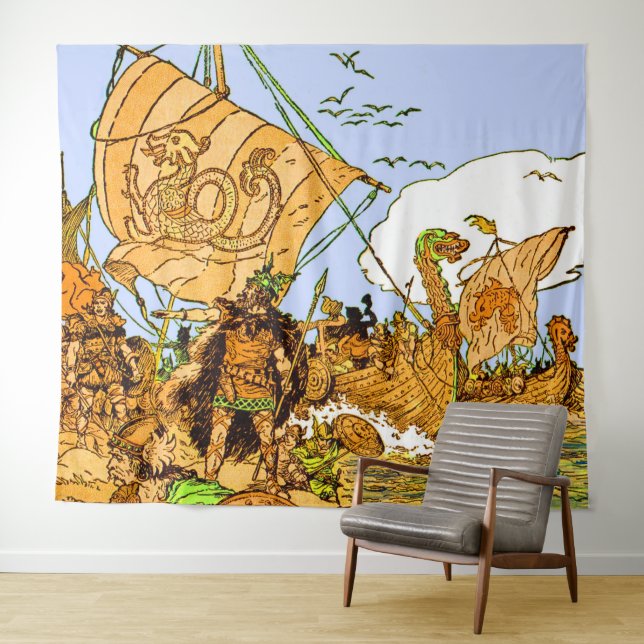 Vikings Tapestry (In Situ (Horizontal))