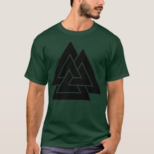Vikings Valknut symbol T_Shirt