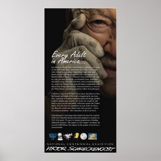 Viktor Schreckengost General Overview Poster (Front)