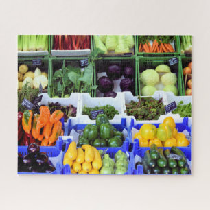 Viktualienmarkt Munchen Germany - 16x20 - 520 pcs. Jigsaw Puzzle