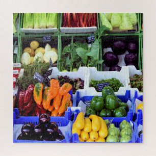 Viktualienmarkt Munchen Germany - 20x20 - 676 pcs. Jigsaw Puzzle