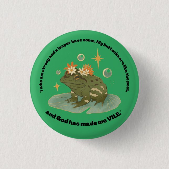 Vile Frog Pin (Front)