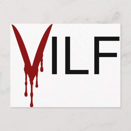 VILF Vampire Postcard