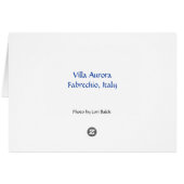 Villa Aurora Cards (Back Horizontal)