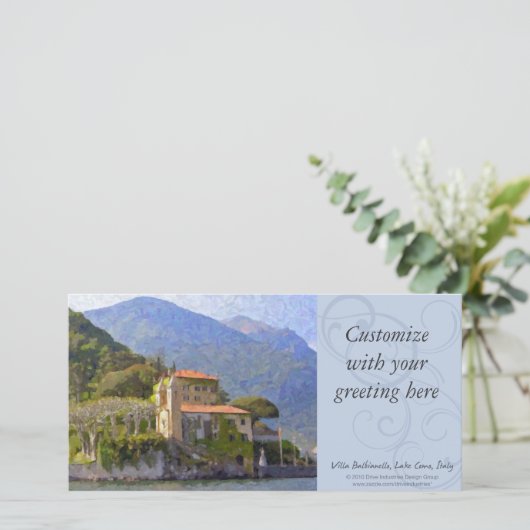 Villa Balbianello, Lake Como Photocard (Standing Front)